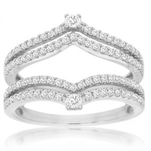 LADIES DIAMOND INSERT RING