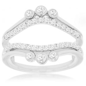 LADIES DIAMOND INSERT RING