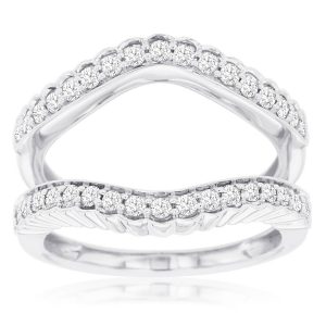 LADIES DIAMOND INSERT RING