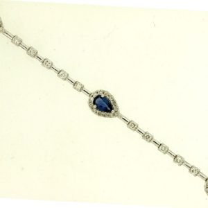 SAPPHIRE & DIAMOND BRACELET