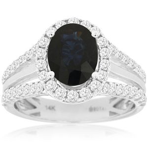 SAPPHIRE & DIAMOND RING