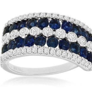 SAPPHIRE & DIAMOND RING