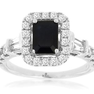 SAPPHIRE & DIAMOND RING
