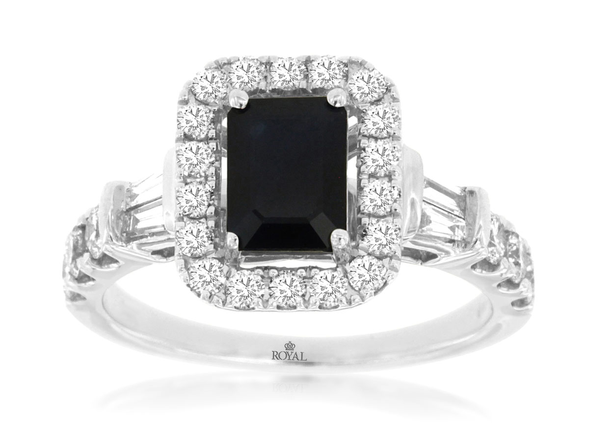 SAPPHIRE & DIAMOND RING