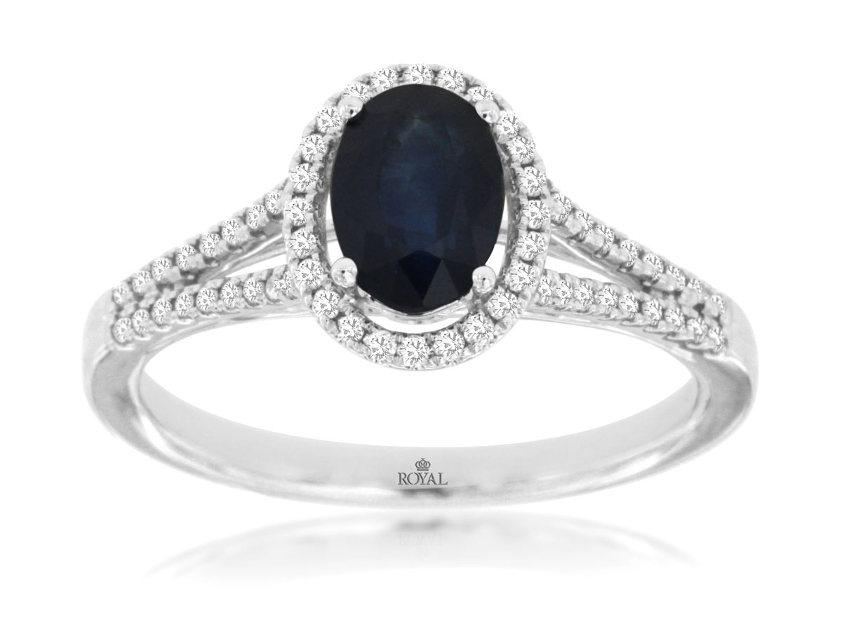 SAPPHIRE & DIAMOND RING