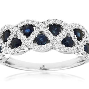 SAPPHIRE & DIAMOND RING