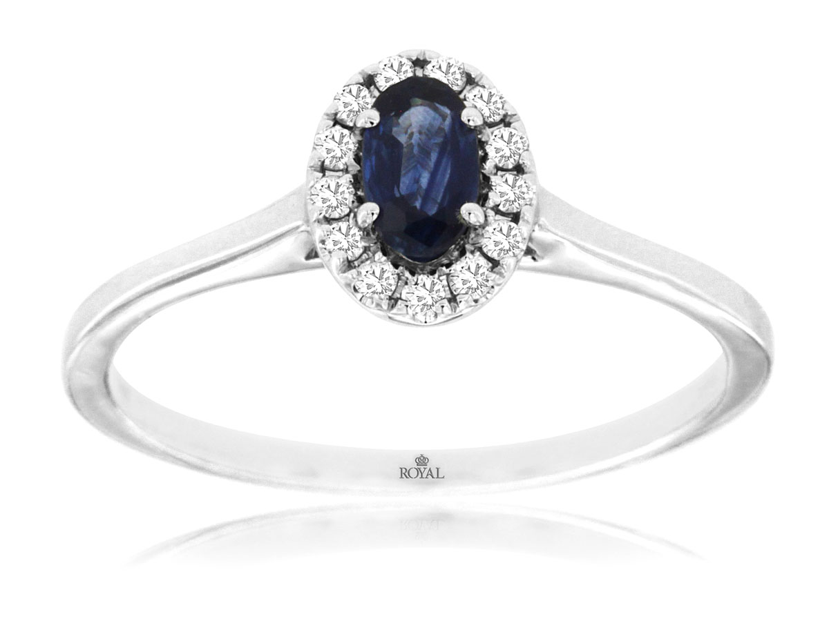 SAPPHIRE & DIAMOND RING