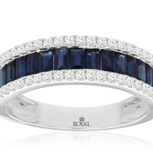 SAPPHIRE & DIAMOND RING