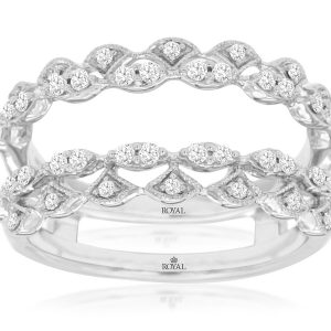 LADIES DIAMOND INSERT RING