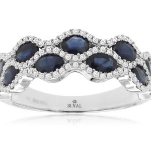 SAPPHIRE & DIAMOND RING