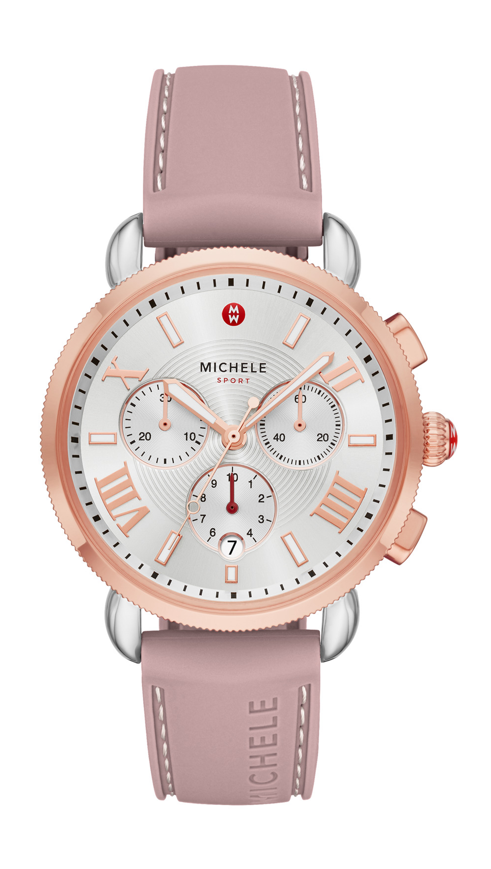 Sporty Sport Sail Two-Tone Pink Gold Watch