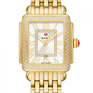 Deco Madison Mid 18K Gold Diamond Watch
