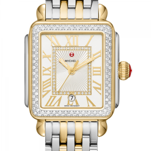 Deco Madison Diamond Two-Tone 18K Gold Diamond Dial Watch