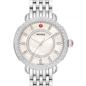 Sidney Classic Stainless Steel Diamond Watch