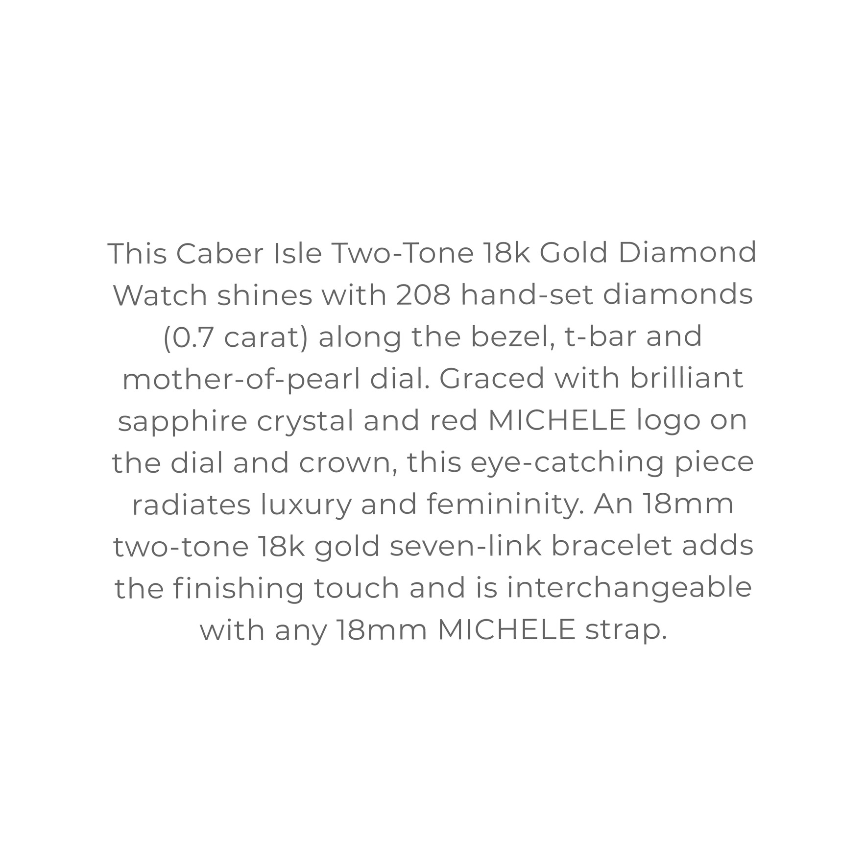 Michele Watch Deco XL