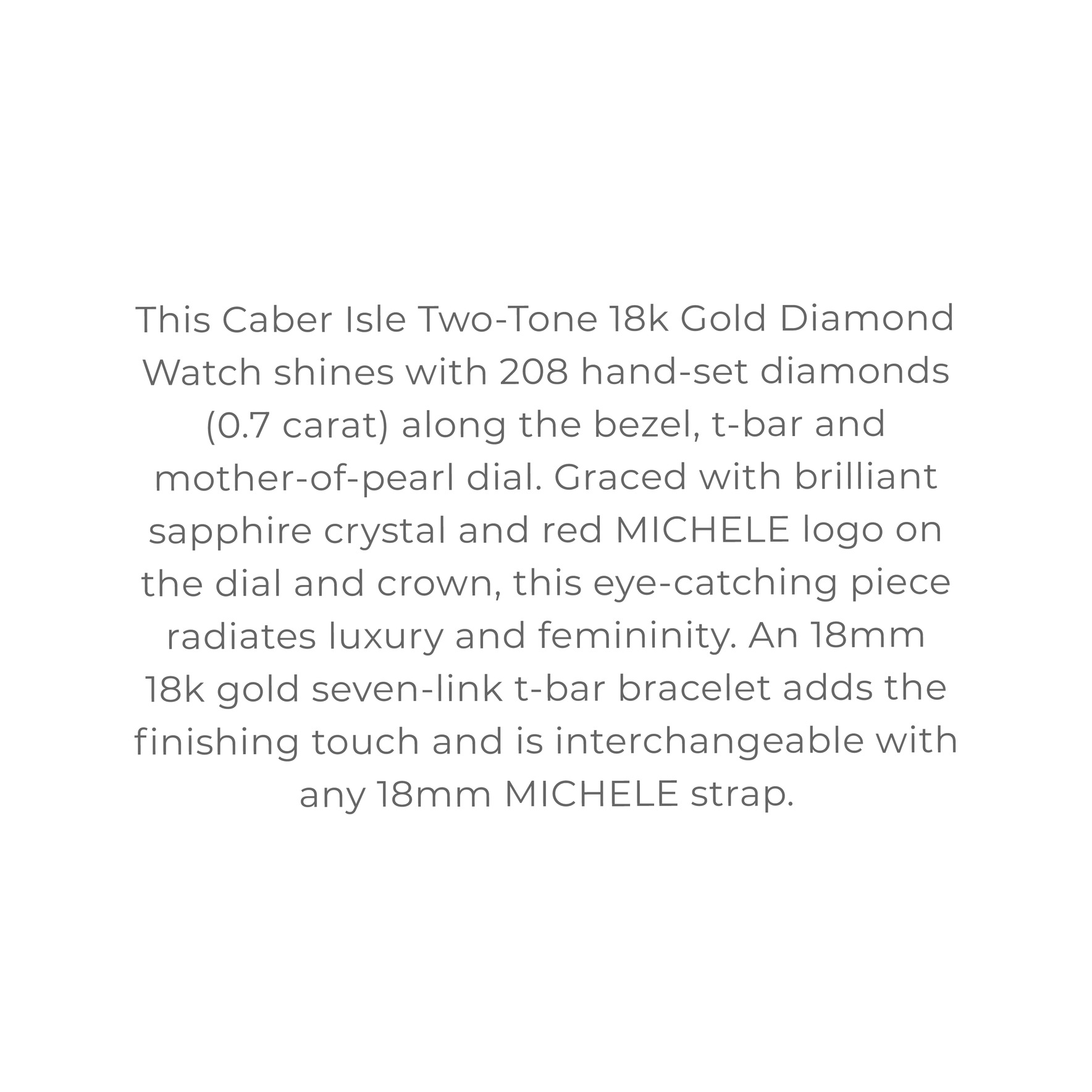 Michele Watch Deco XL