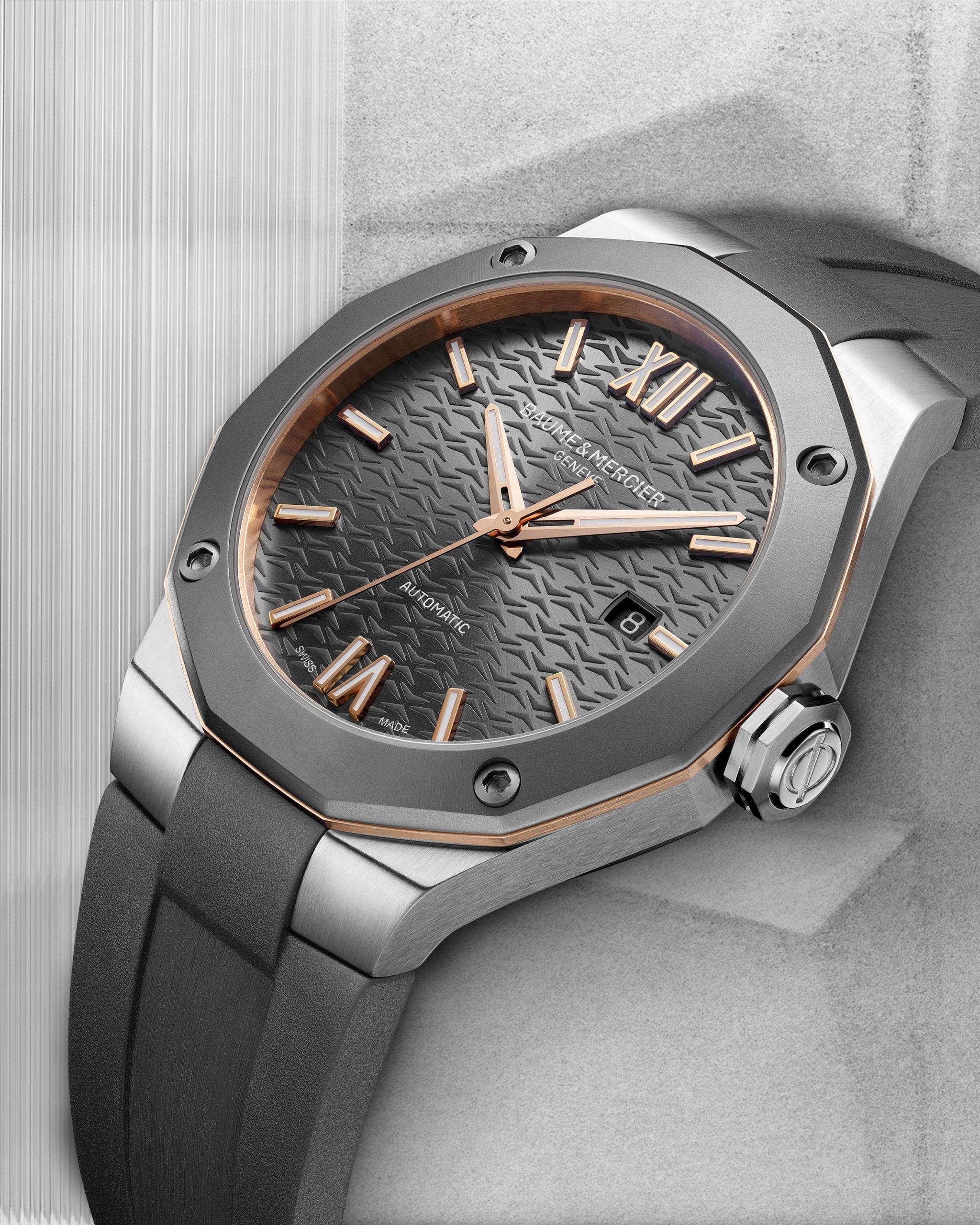 Baume et Mercier - Riviera 10660AUTOMATIC WATCH, STEEL TITANIUM - 42MM