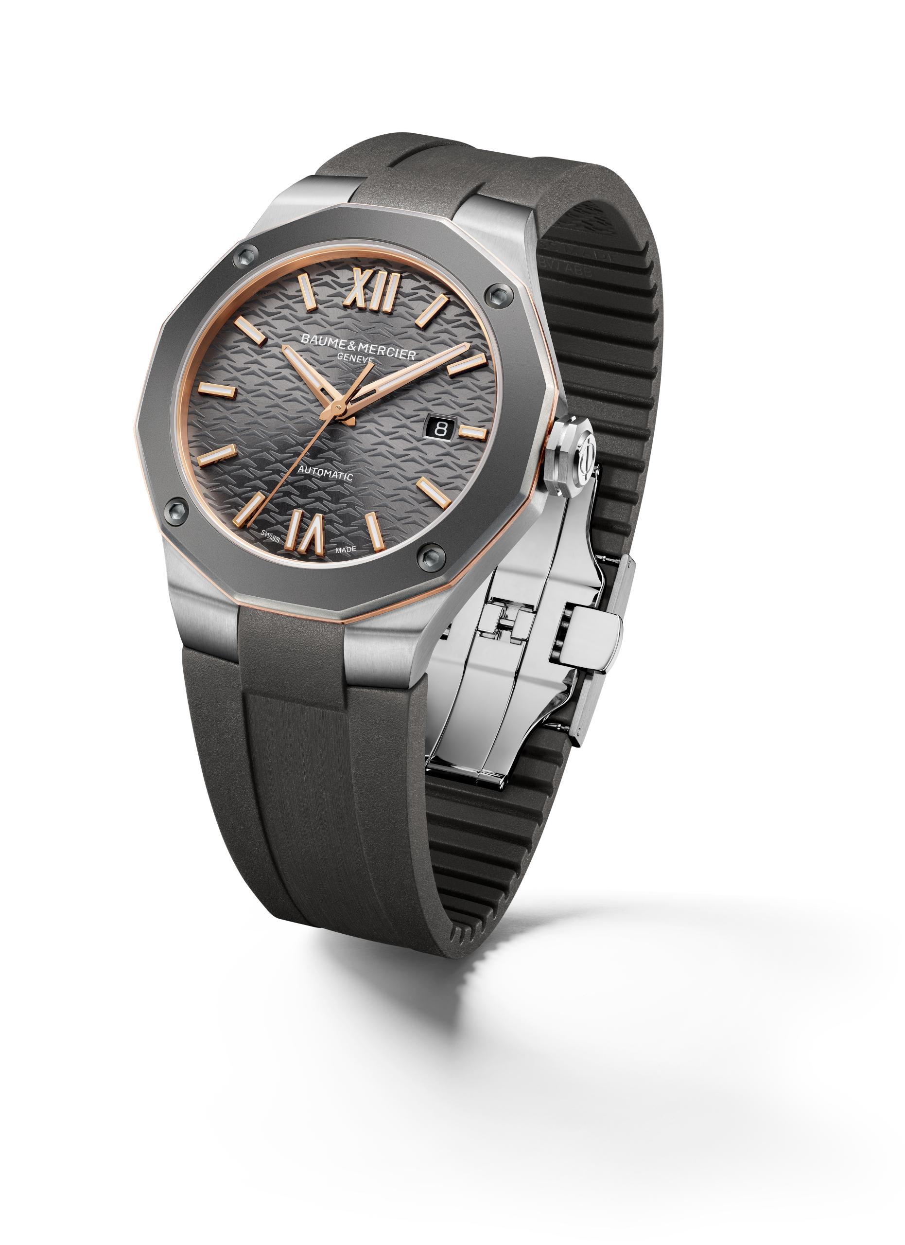 Baume et Mercier - Riviera 10660AUTOMATIC WATCH, STEEL TITANIUM - 42MM