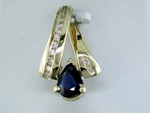 SAPPHIRE & DIAMOND SLIDE