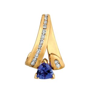 TANZANITE & DIAMOND SLIDE