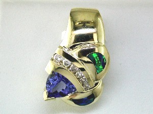 TANZANITE & LABOPAL PENDANT