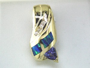 TANZANITE & LABOPAL PENDANT