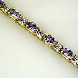 TANZANITE & DIAMOND BRACELET