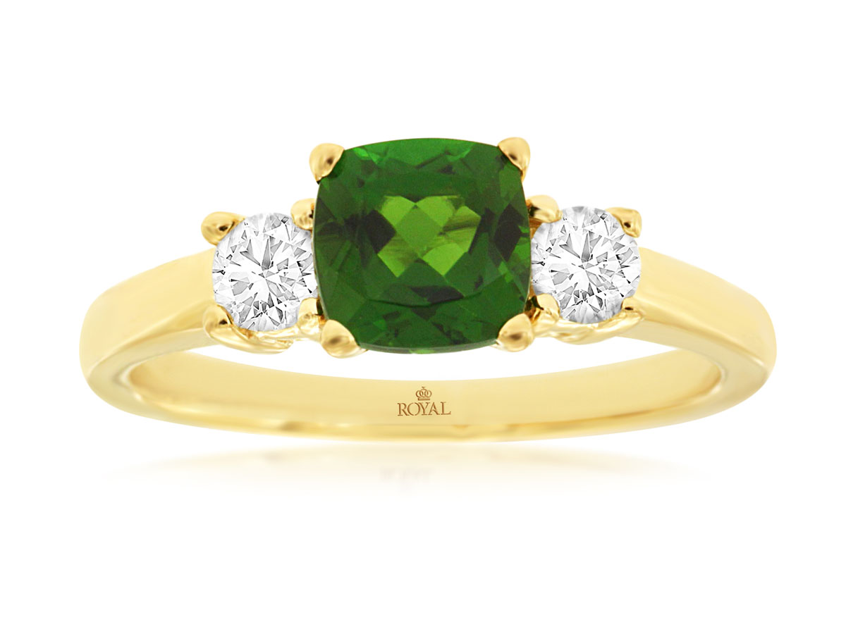 RUSSALITE & DIAMOND RING