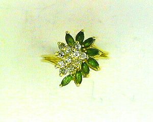 DIAMOND & COLOR ST RING