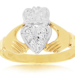 DIAMOND HEART RING