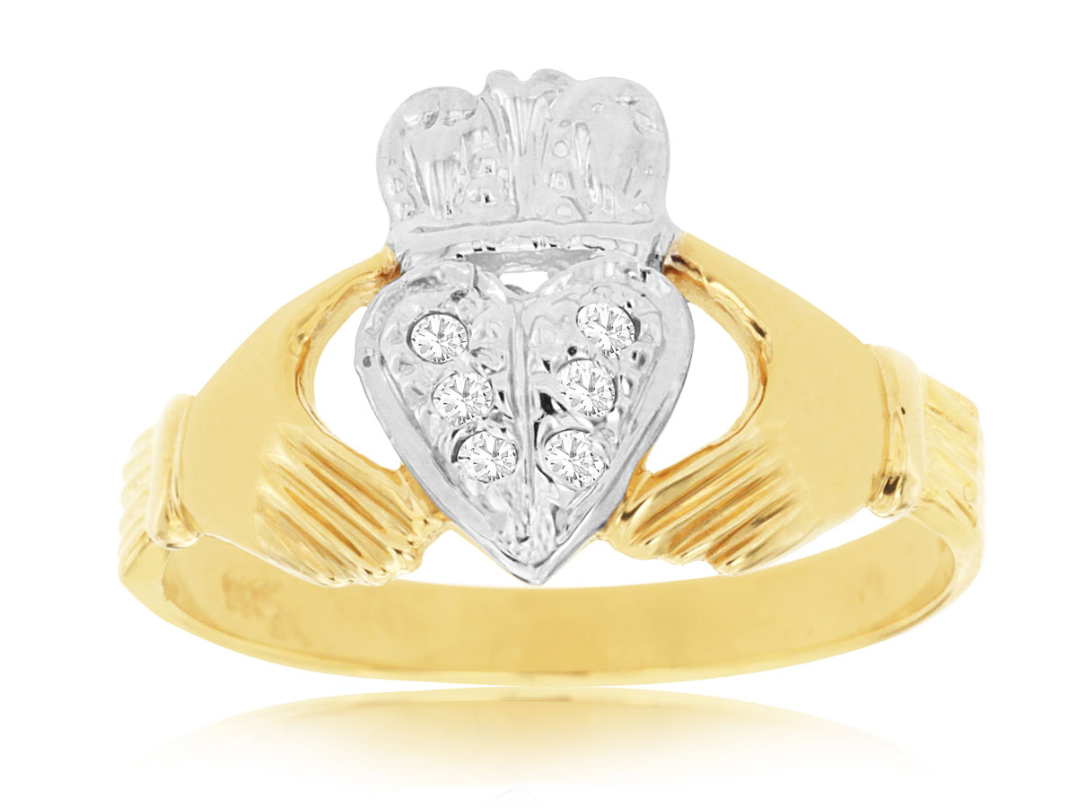 DIAMOND HEART RING