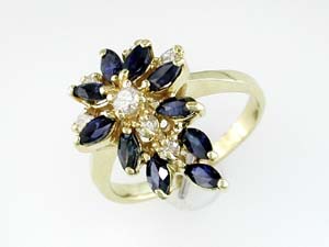 DIAMOND & COLOR ST RING