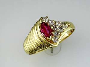 DIAMOND & COLOR ST RING