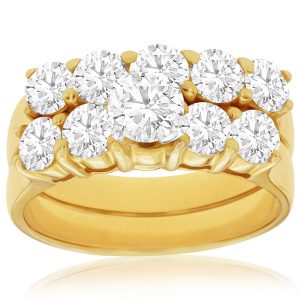 ENGAGEMENT & WEDDING BAND SET