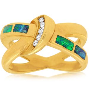 OPAL & DIAMOND RING