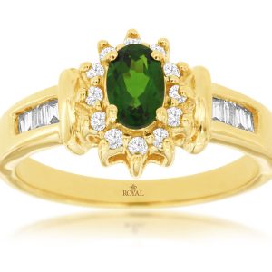 RUSSALITE & DIAMOND RING