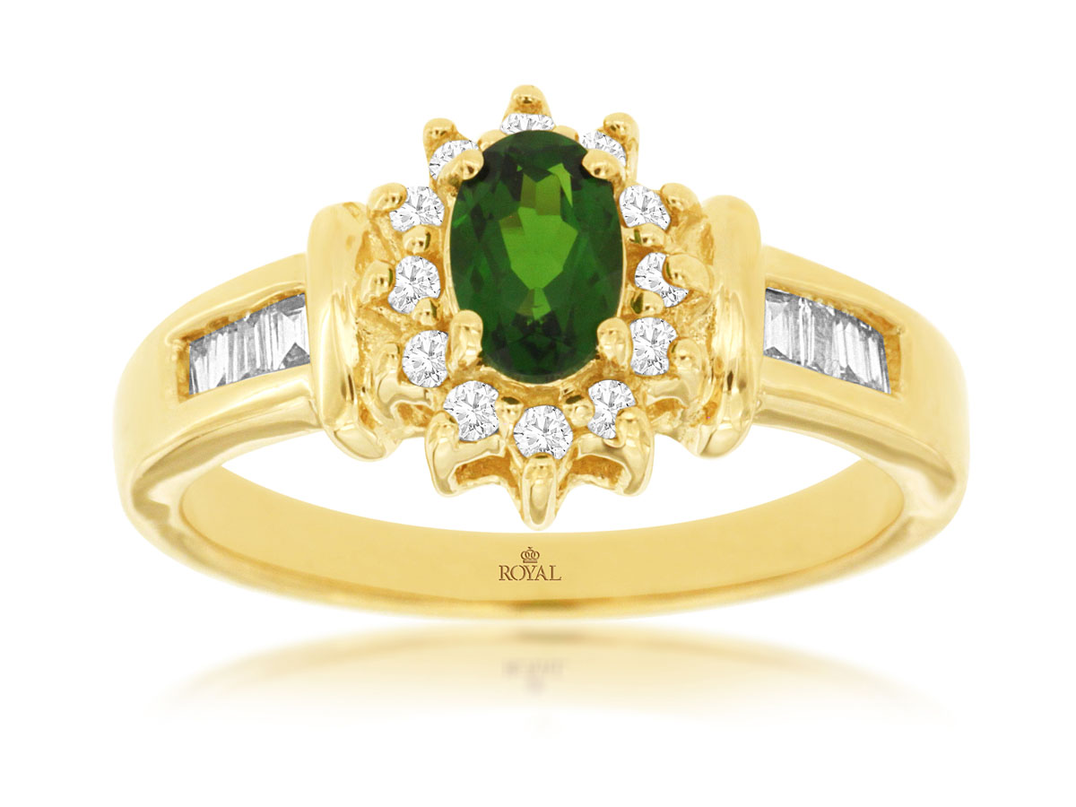 RUSSALITE & DIAMOND RING