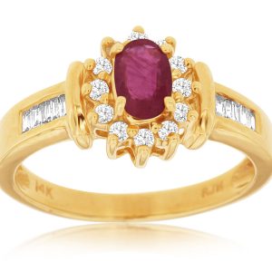 RUBY & DIAMOND RING