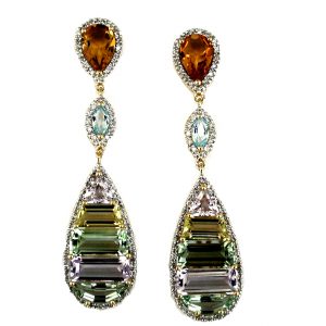 DIA’MULTI CLR SEM PREC EARRING