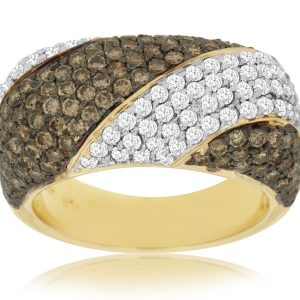 DIAMOND & MOCHA DIAMOND RING