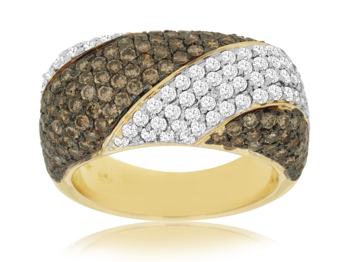 DIAMOND & MOCHA DIAMOND RING