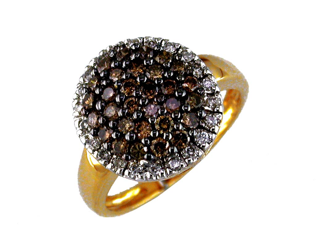 DIAMOND & MOCHA DIAMOND RING