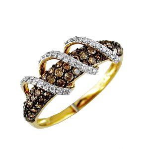 DIAMOND & MOCHA DIAMOND RING