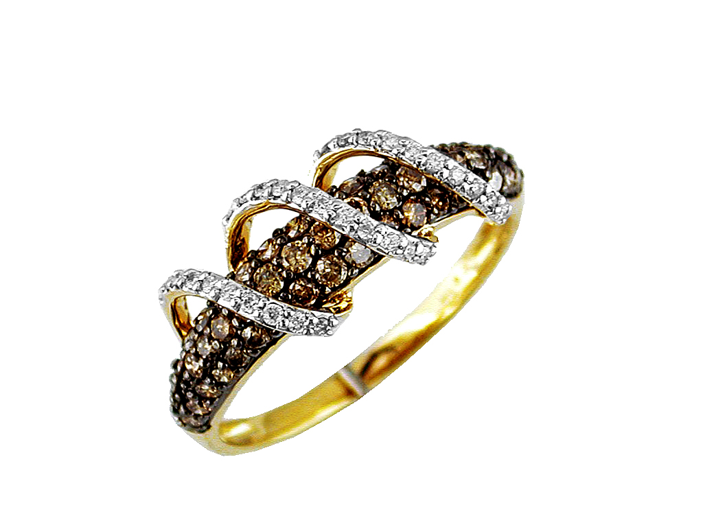 DIAMOND & MOCHA DIAMOND RING