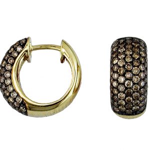 MOCHA DIAMOND EARRING