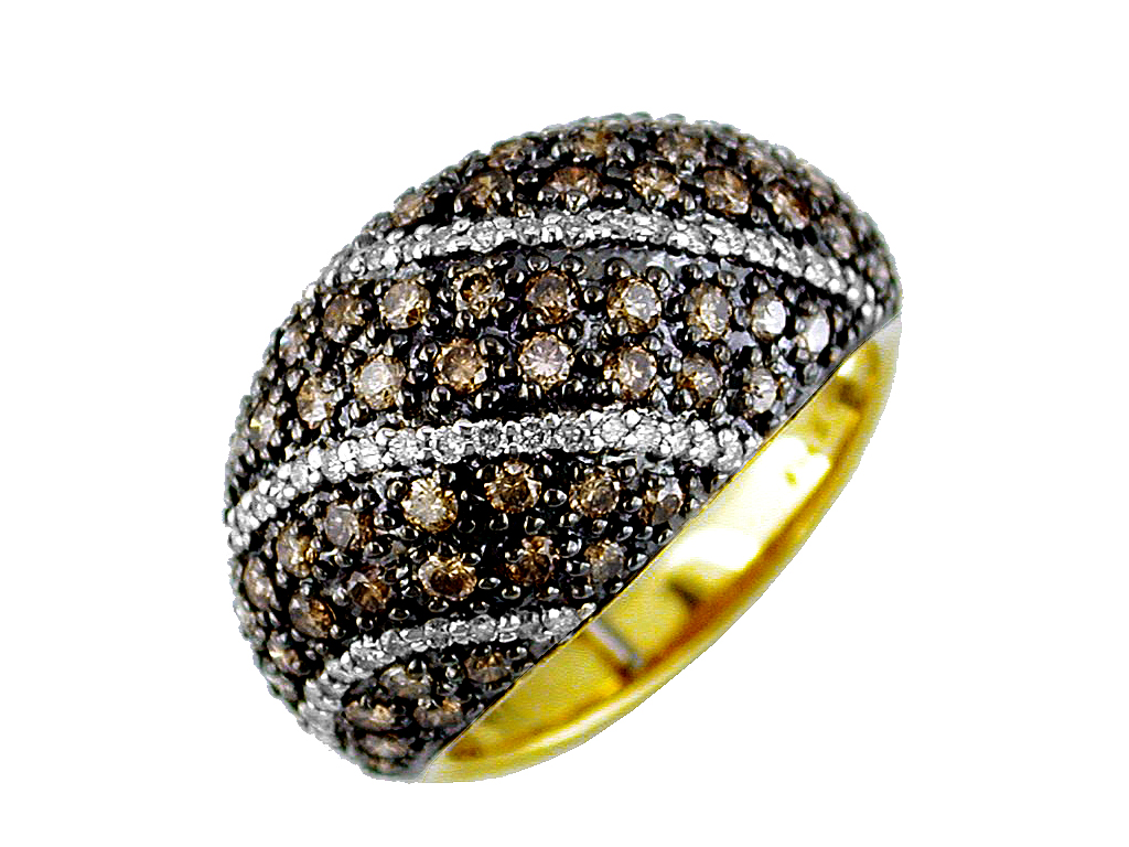 DIAMOND & MOCHA DIAMOND RING