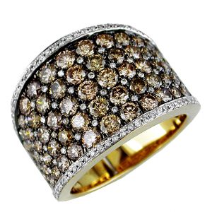 DIAMOND & MOCHA DIAMOND RING