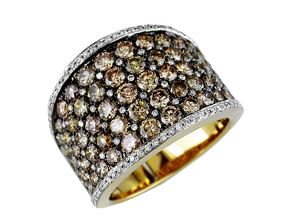 DIAMOND & MOCHA DIAMOND RING