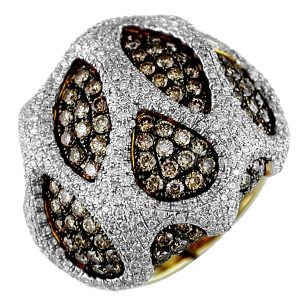 DIAMOND & MOCHA DIAMOND RING