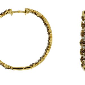 MOCHA DIA & DIA HOOPS 28MM